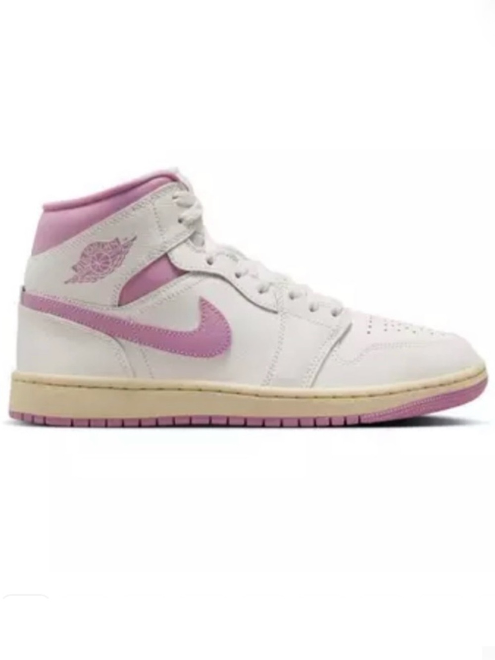 Jordan 1 Mid Sail/Orchid/Muslin Women's size 8 NEW!!!